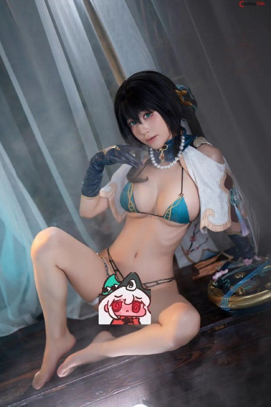 水淼Aqua cosplay Ruan Mei – Honkai:Star Rail